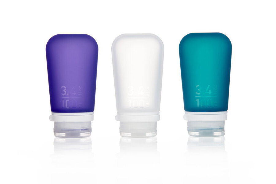 GoToob+ 3 Pack Large Clear/Purple/Teal