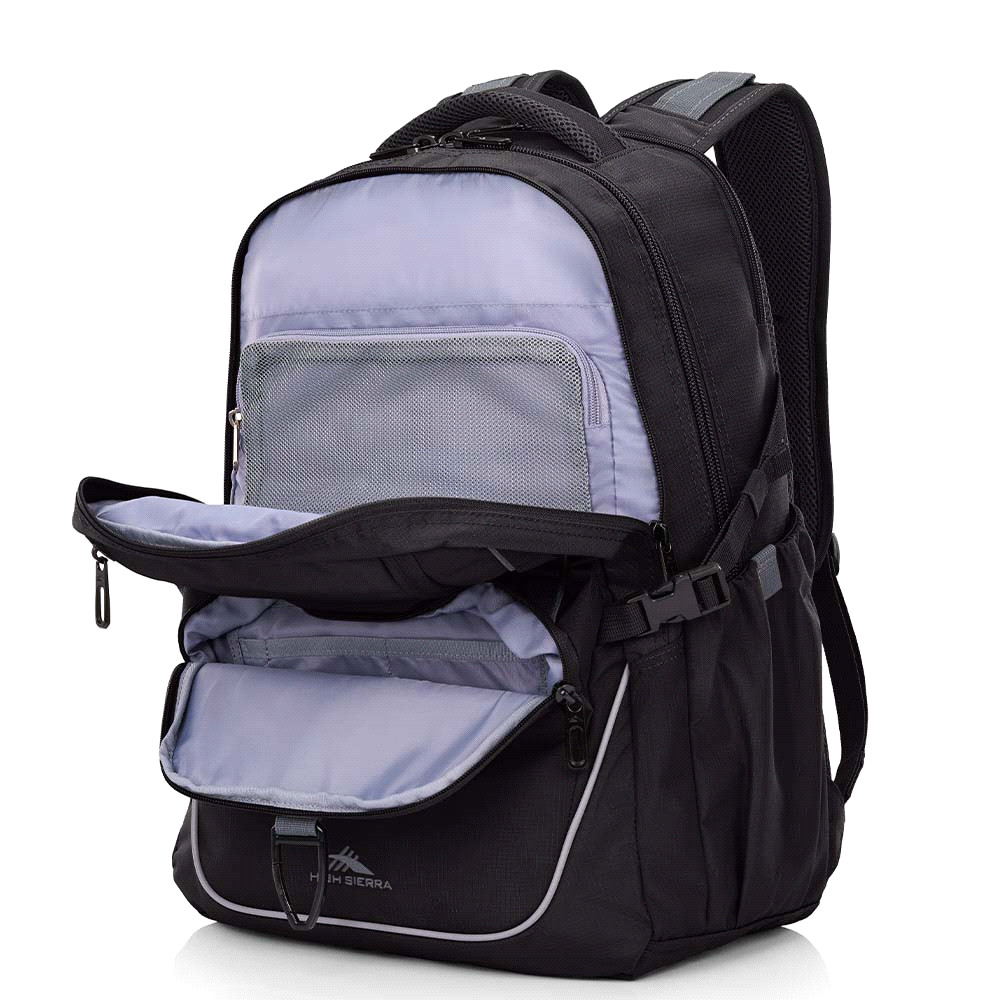 High Sierra - Access 4 17in Laptop Backpack - Black