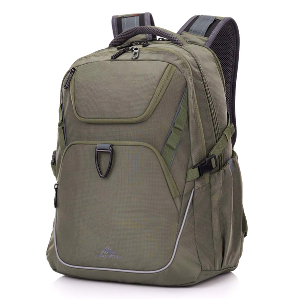 High Sierra - Access 4 17in Laptop Backpack - Khaki