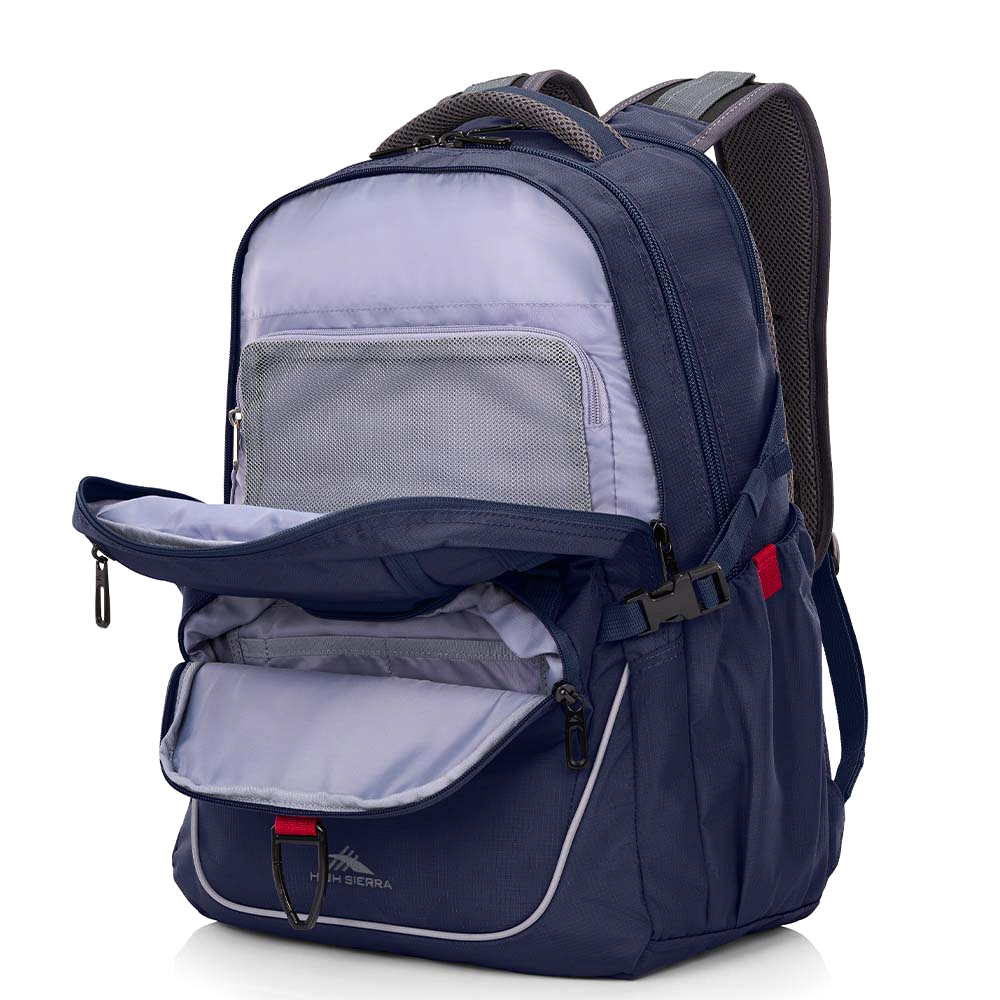 High Sierra - Access 4 17in Laptop Backpack - Navy Sport