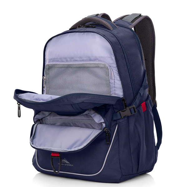 High Sierra - Access 4 17in Laptop Backpack - Navy Sport
