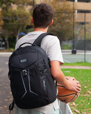 Caribee - Helix 30L 15.4in Laptop Backpack - Black — official Caribee product photo