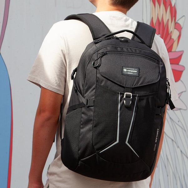 Caribee - Helix 30L 15.4in Laptop Backpack - Black — official Caribee product photo
