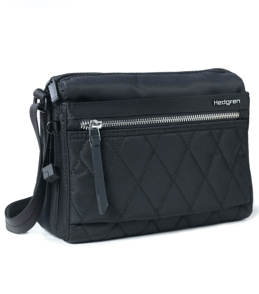 Hedgren - HIC176.615 EYE small shoulder bag - Quilted Black - 0