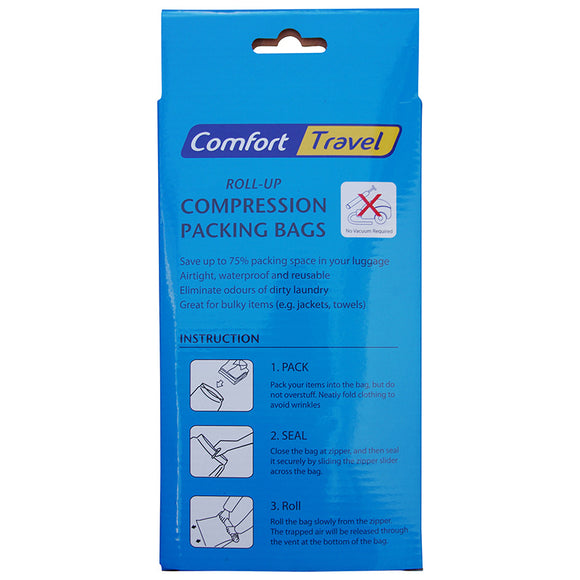 Comfort Travel - Multi Buy 3 x Packs of Compression bag sets