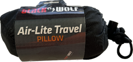 Black Wolf - Air Lite Travel inflatable neck pillow - Black - 0