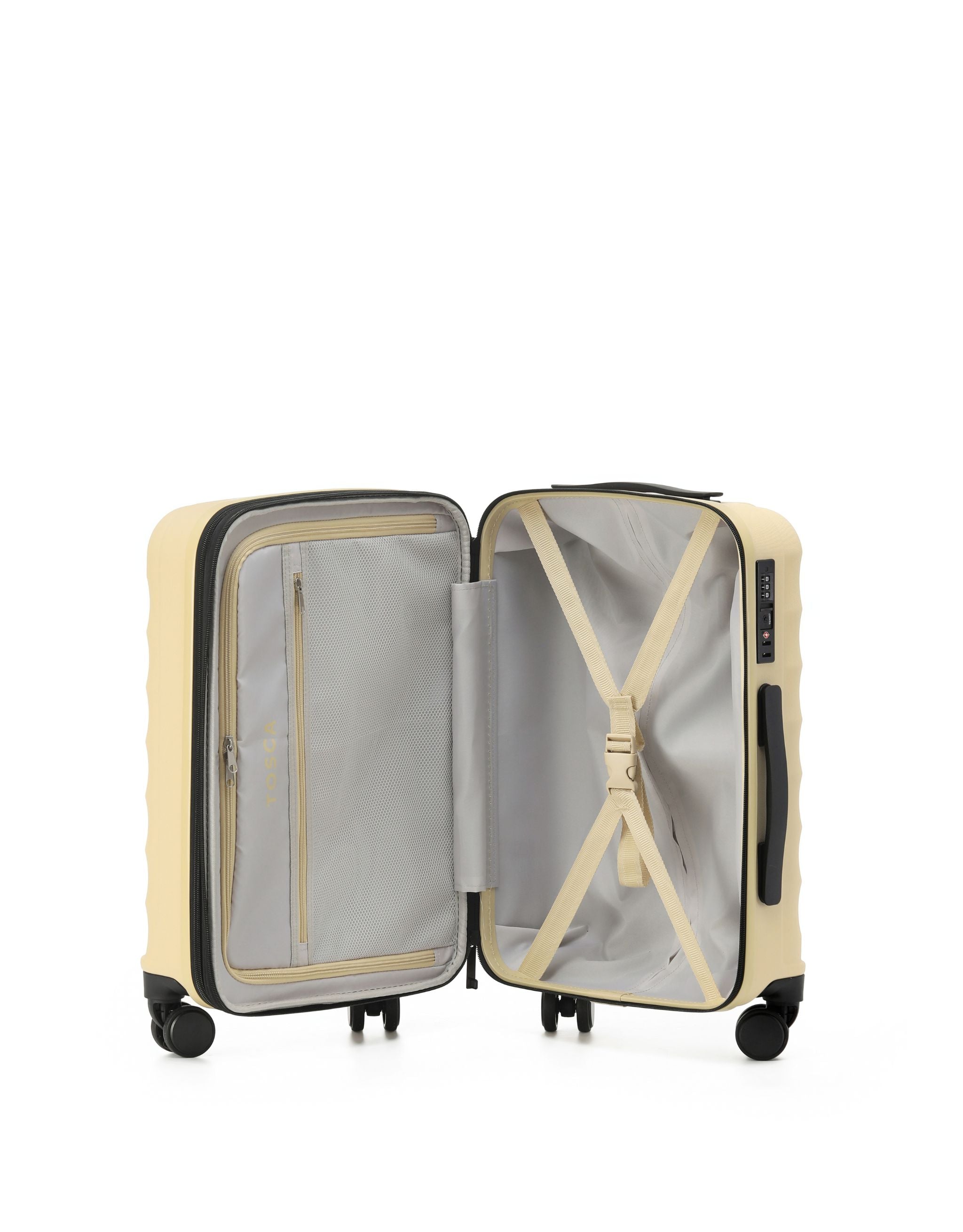 Tosca - Interstellar 2.0 Set of 3 suitcases - Yellow