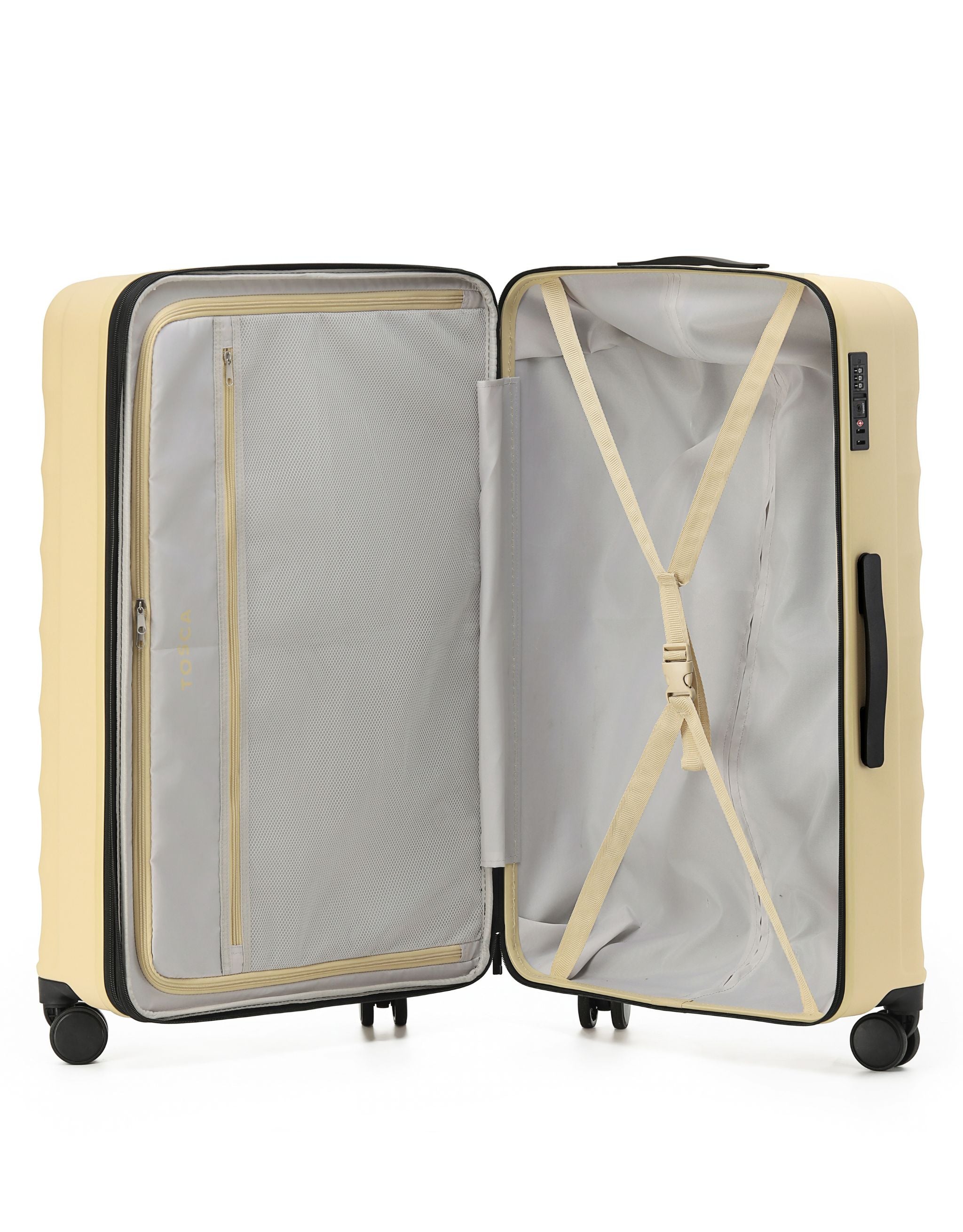 Tosca - Interstellar 2.0 Set of 3 suitcases - Yellow