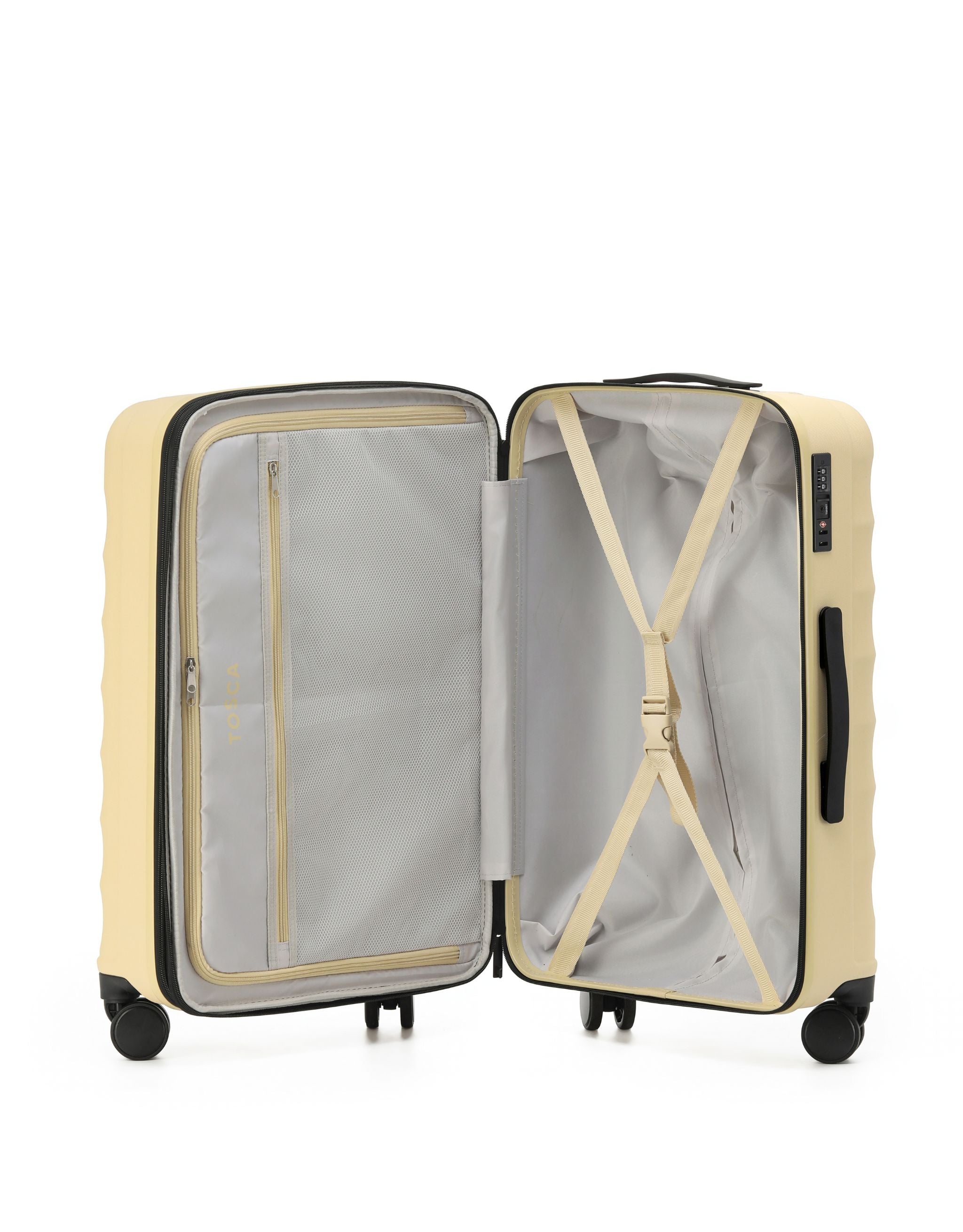 Tosca - Interstellar 2.0 Set of 3 suitcases - Yellow