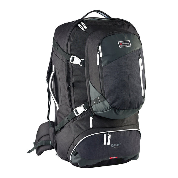 Caribee - 6826 75Lt Journey Tracel Pack W Detachable Day Pack - Black