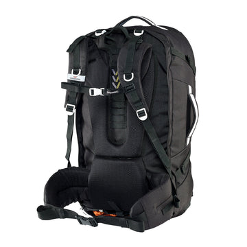 Caribee - 6824 65Lt Journey Tracel pack w detachable day pack - Black - 0