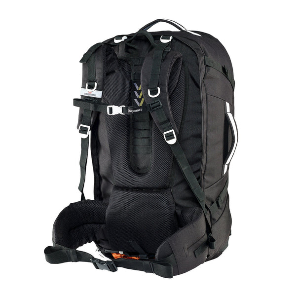 Caribee - 6826 75Lt Journey Tracel Pack W Detachable Day Pack - Black