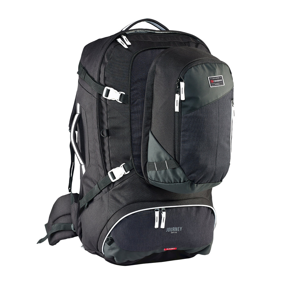 Caribee - 6824 65Lt Journey Tracel Pack W Detachable Day Pack - Black