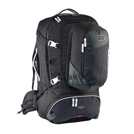Caribee - 6824 65Lt Journey Tracel pack w detachable day pack - Black - 0
