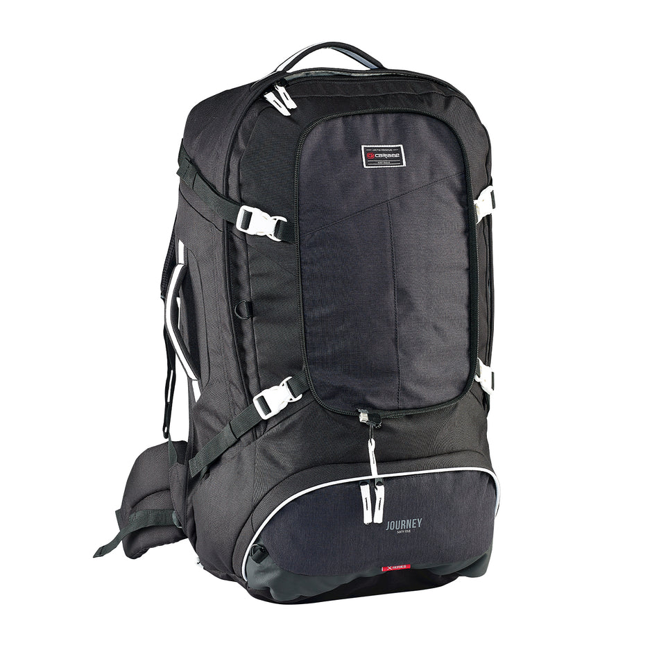 Caribee - 6824 65Lt Journey Tracel pack w detachable day pack - Black