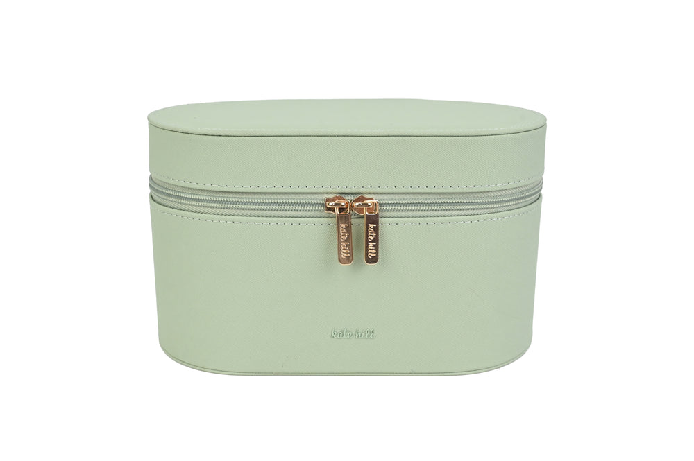 Kate Hill - KA112 Beauty Cases 2 Piece Set - Pistacio