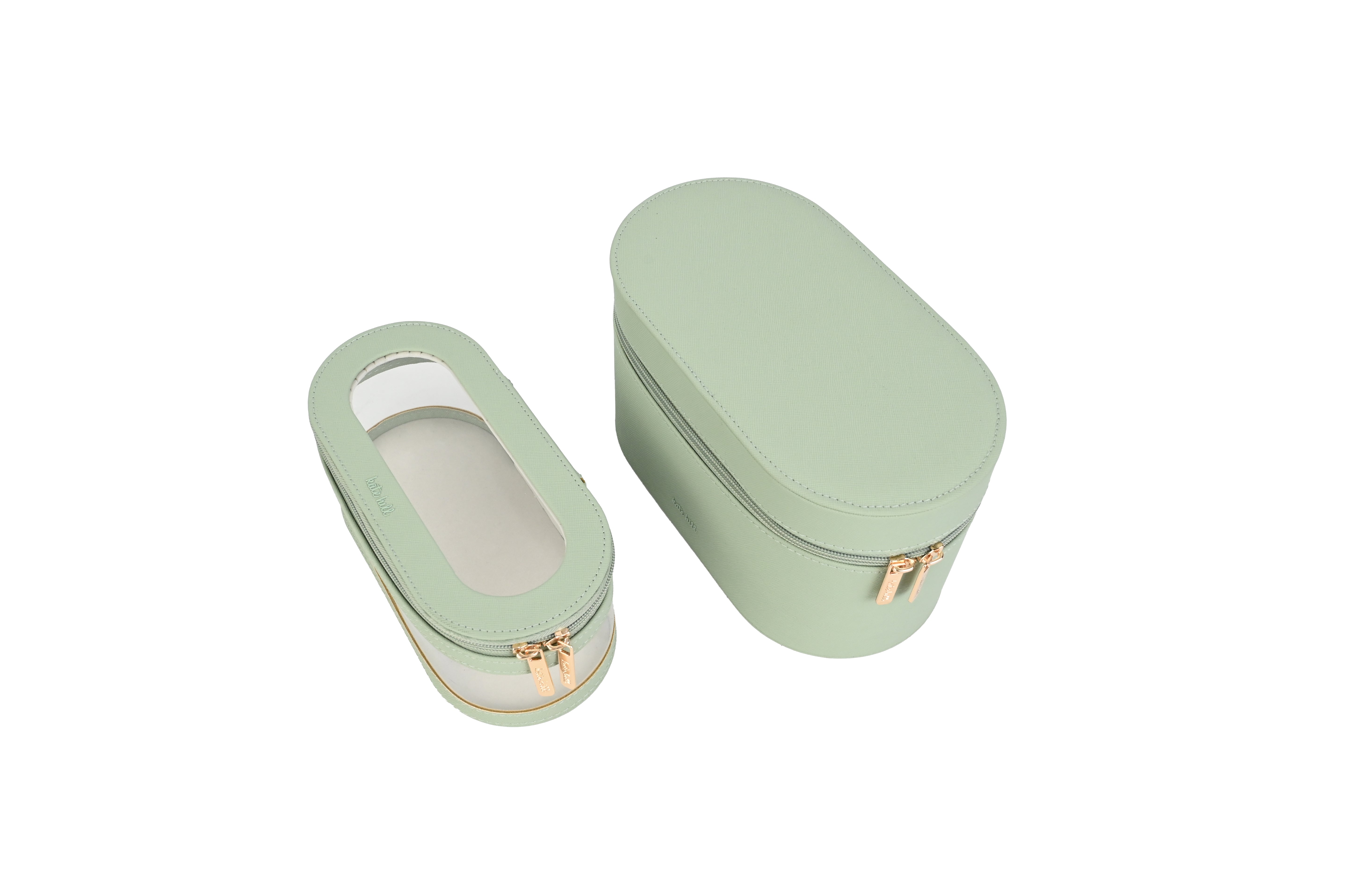 Kate Hill - KA112-C Travel Beauty Case - Pistachio - 0