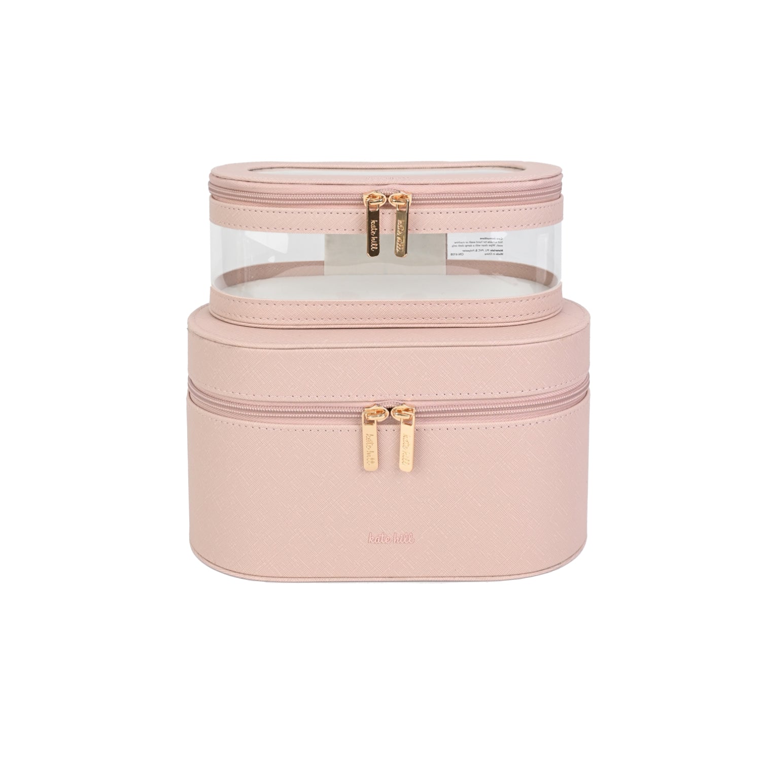 Kate Hill - KA112-F Travel Beauty Case - Blush