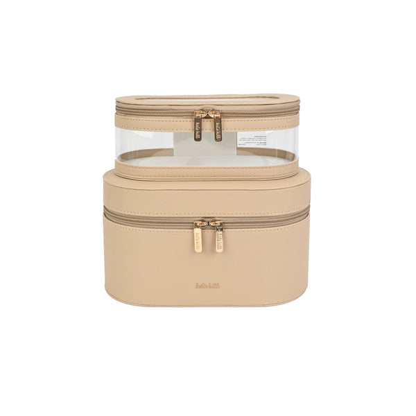 Kate Hill - KA112 Beauty Cases 2 Piece Set - Neutral