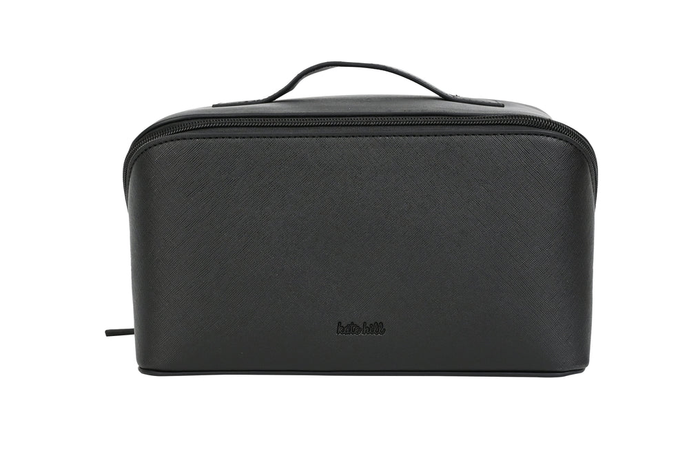 Kate Hill - KA113 Travel Cosmetic Bag - Black