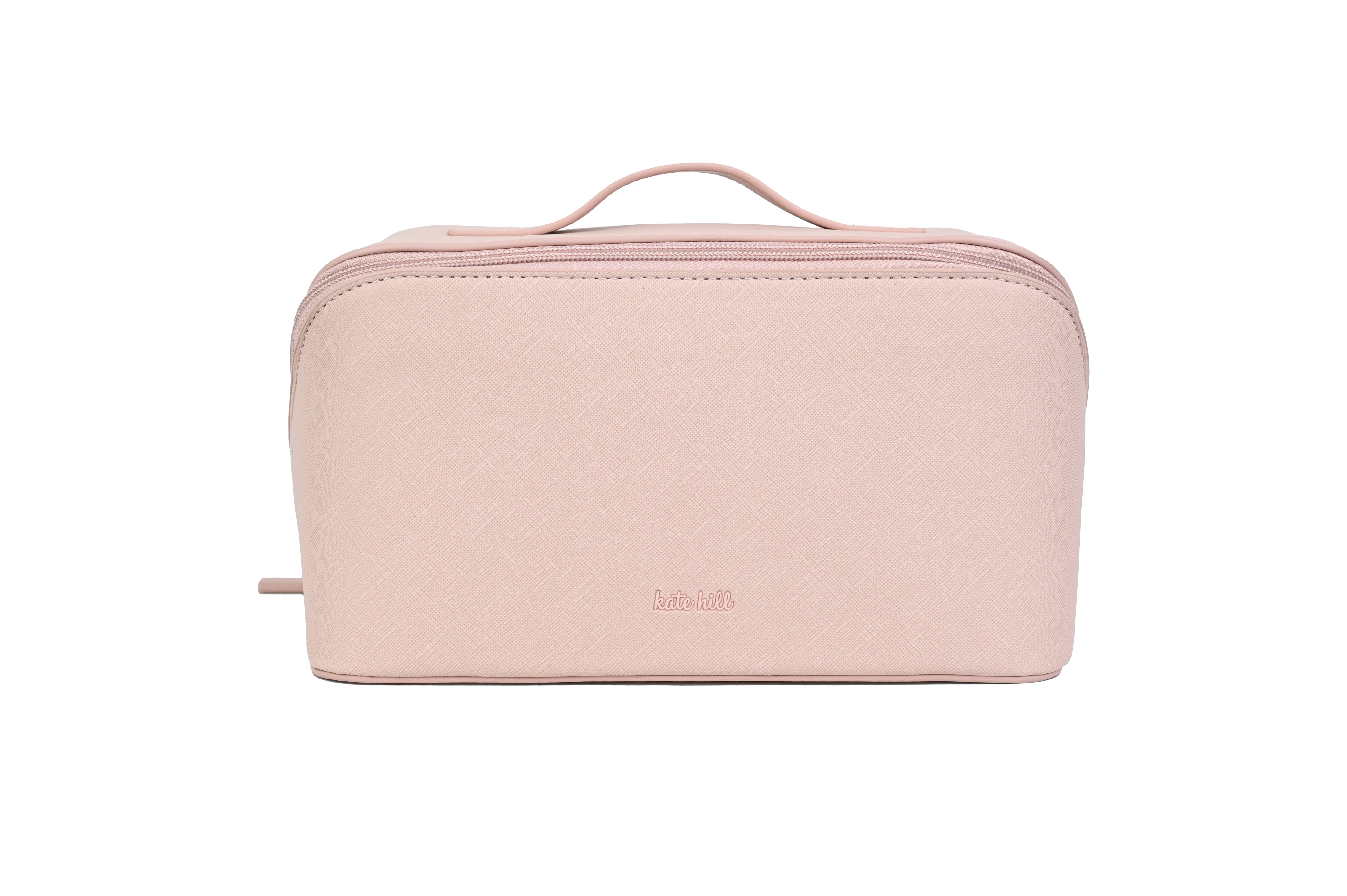 Kate Hill - KA113 Travel Cosmetic Case - Blush - 0