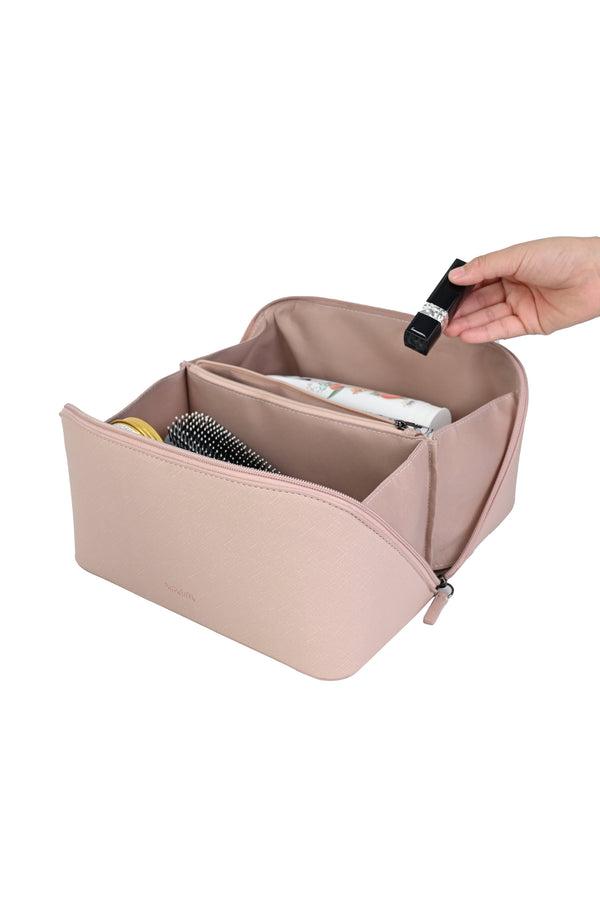 Kate Hill - KA113 Travel Cosmetic Bag - Blush
