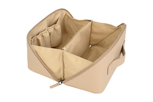 Kate Hill - KA113 Travel Cosmetic Bag - Neutral