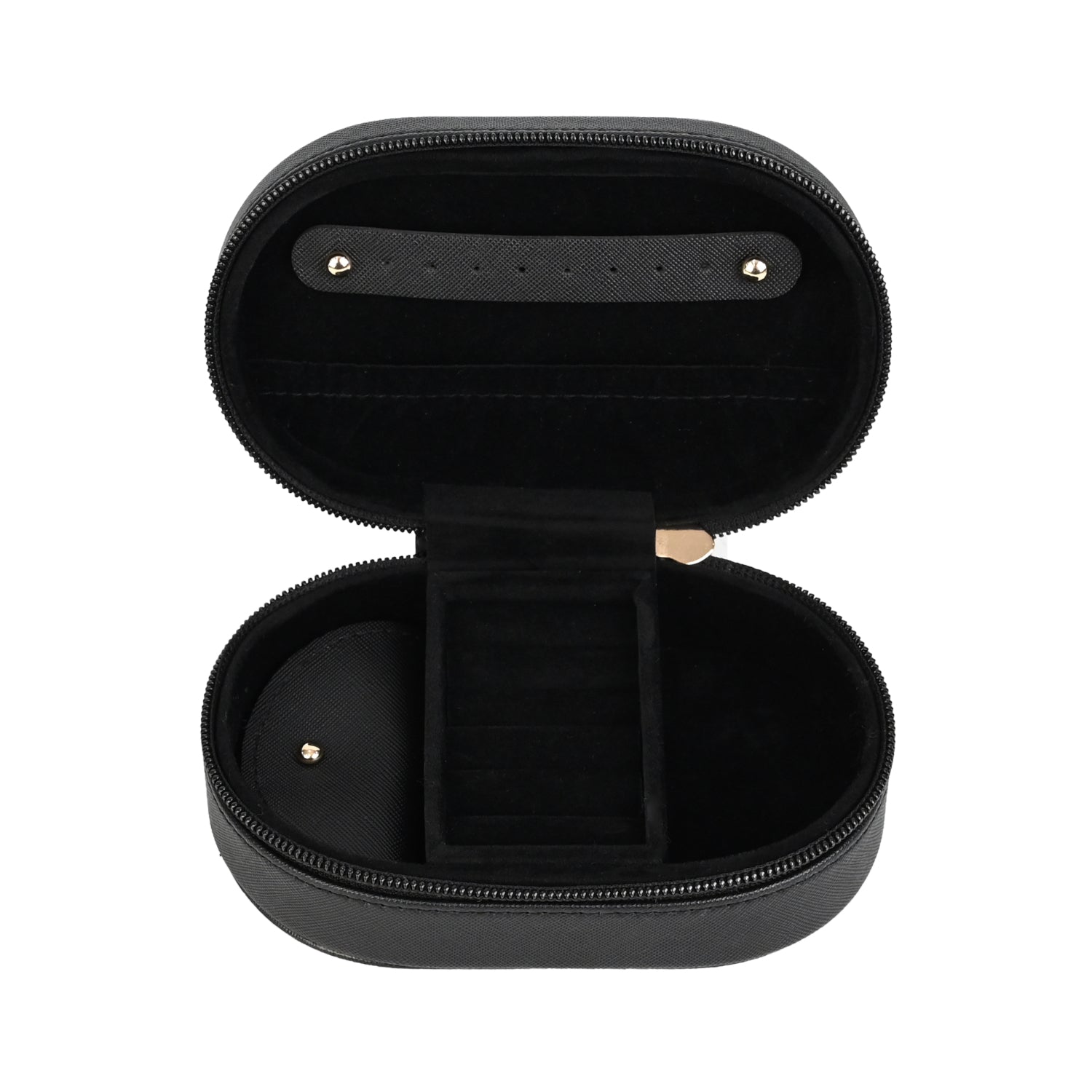 Kate Hill - KA114-A Travel Jewellery Case - Black