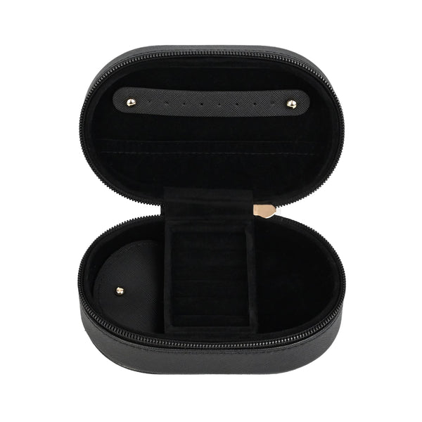Kate Hil - KA114 Travel Jewellery Case - Black