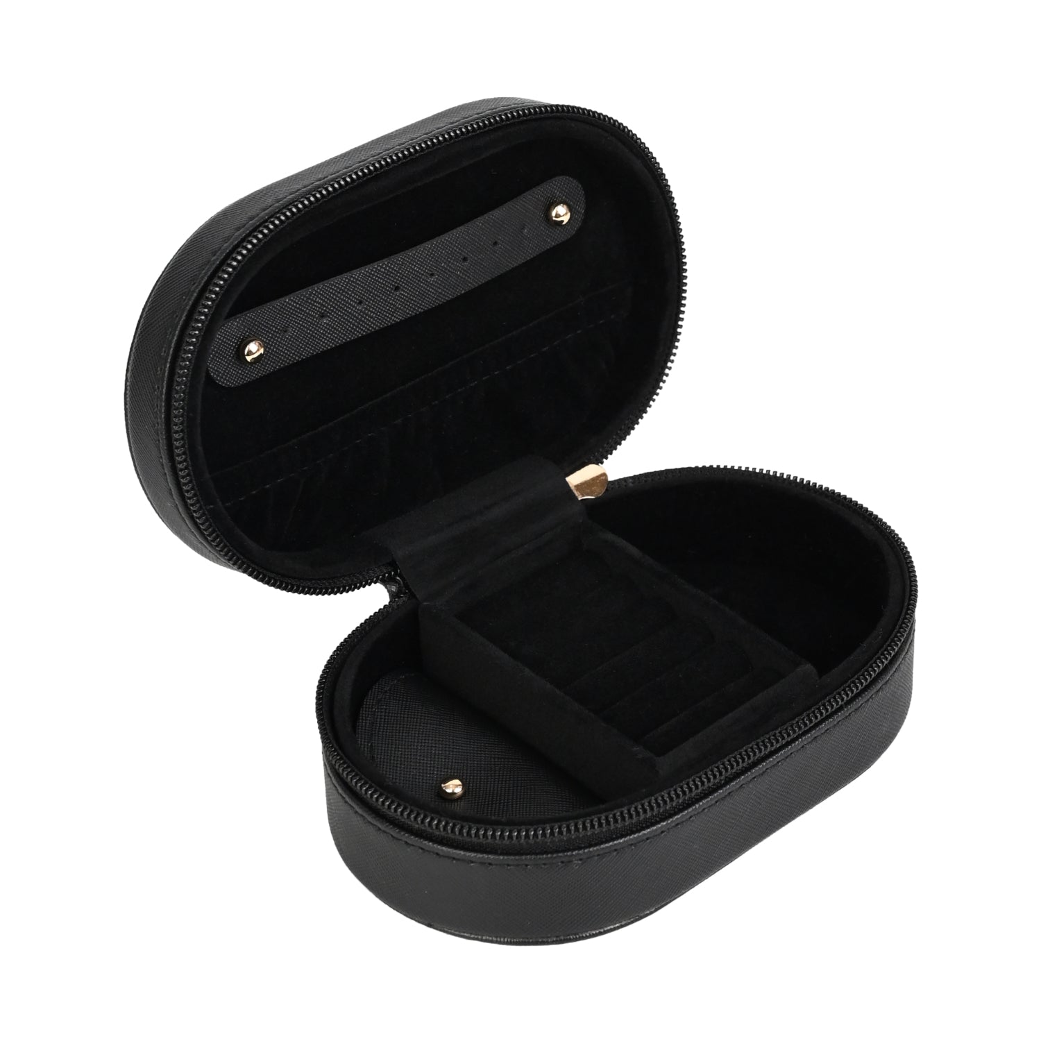 Kate Hill - KA114-A Travel Jewellery Case - Black
