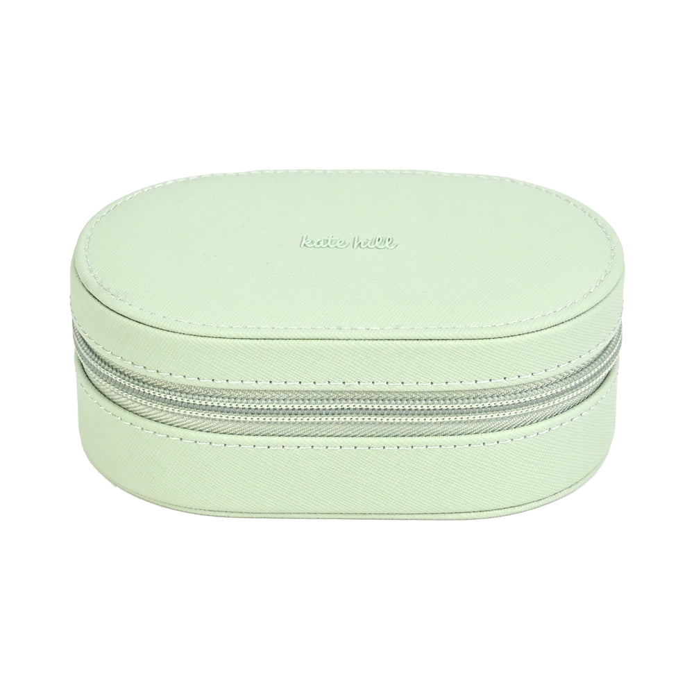 Kate Hil - KA114 Travel Jewellery Case - Pistachio