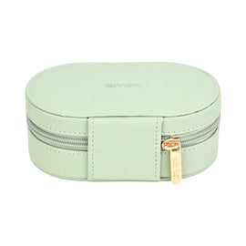 Kate Hil - KA114 Travel Jewellery Case - Pistachio - 0