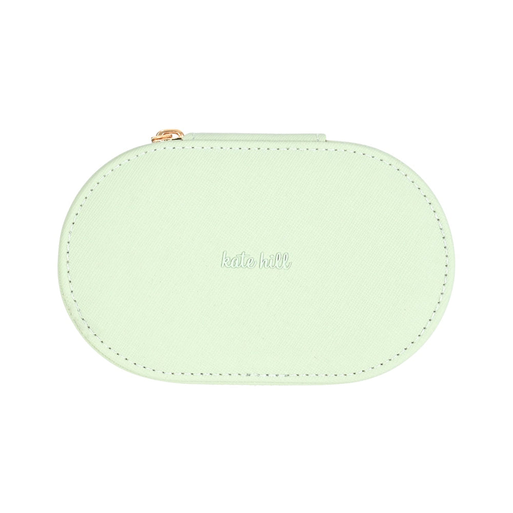 Kate Hil - KA114 Travel Jewellery Case - Pistachio