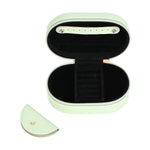 Kate Hill - KA114-C Travel Jewellery Case - Pistachio