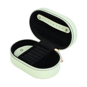 Kate Hil - KA114 Travel Jewellery Case - Pistachio