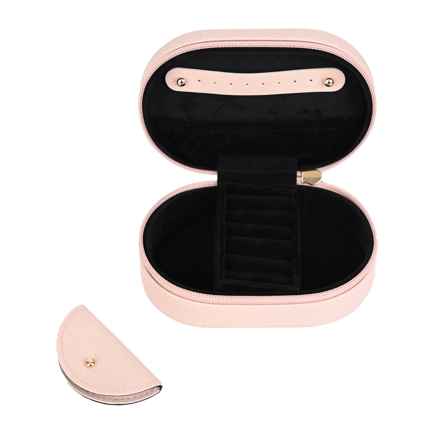 Kate Hill - KA114-F Travel Jewellery Case - Blush
