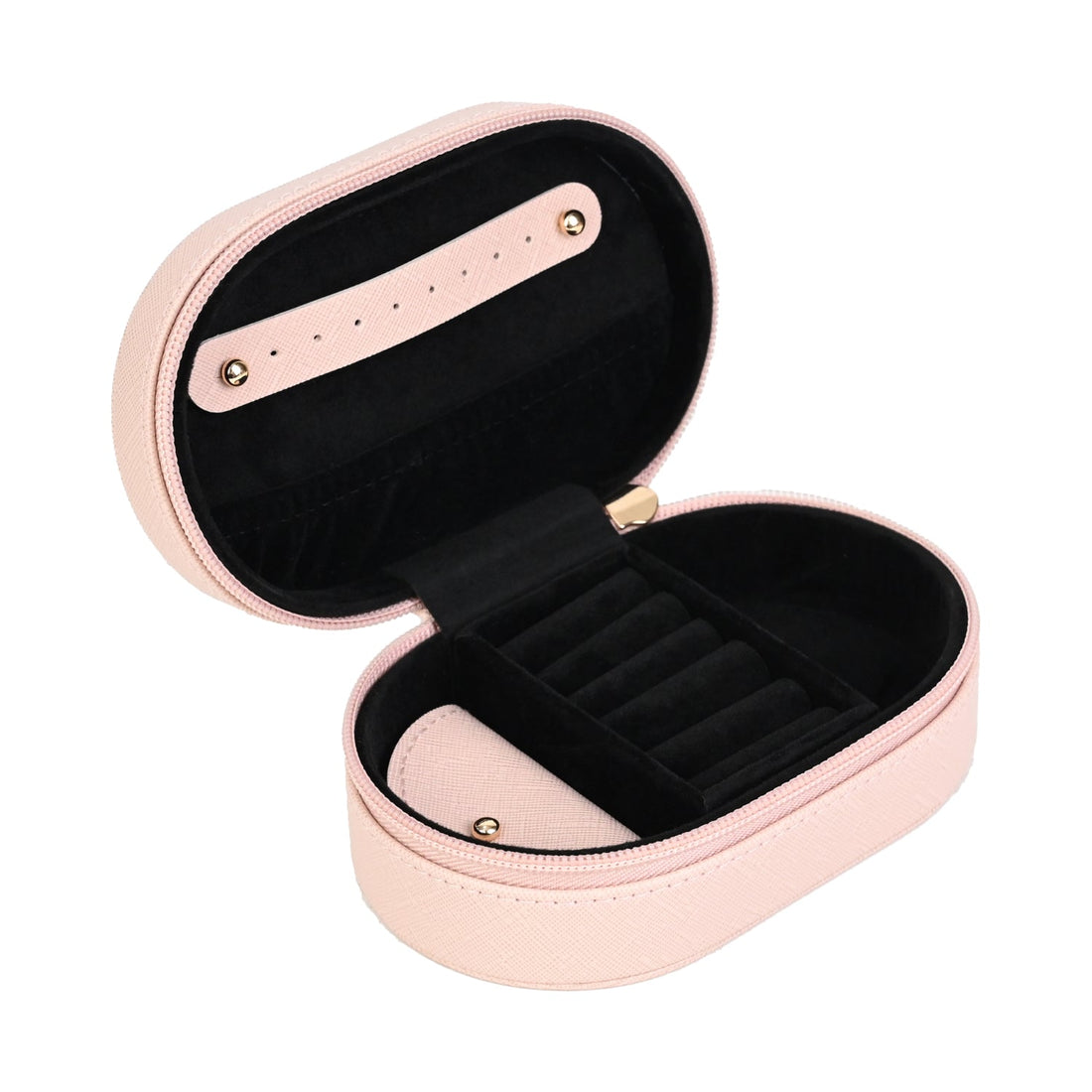 Kate Hil - KA114 Travel Jewellery Case - Blush