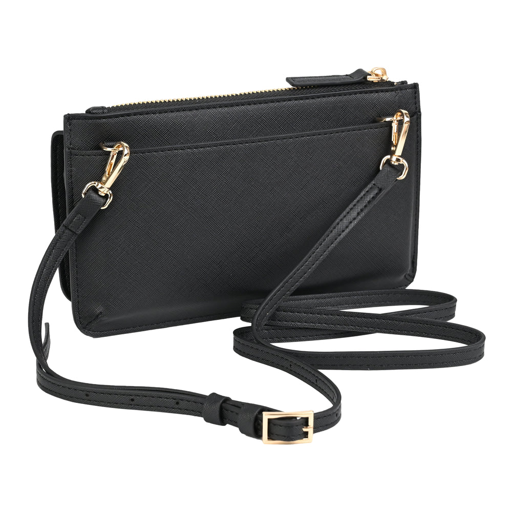 Kate Hill - KA115 Traveller Wallet - Black