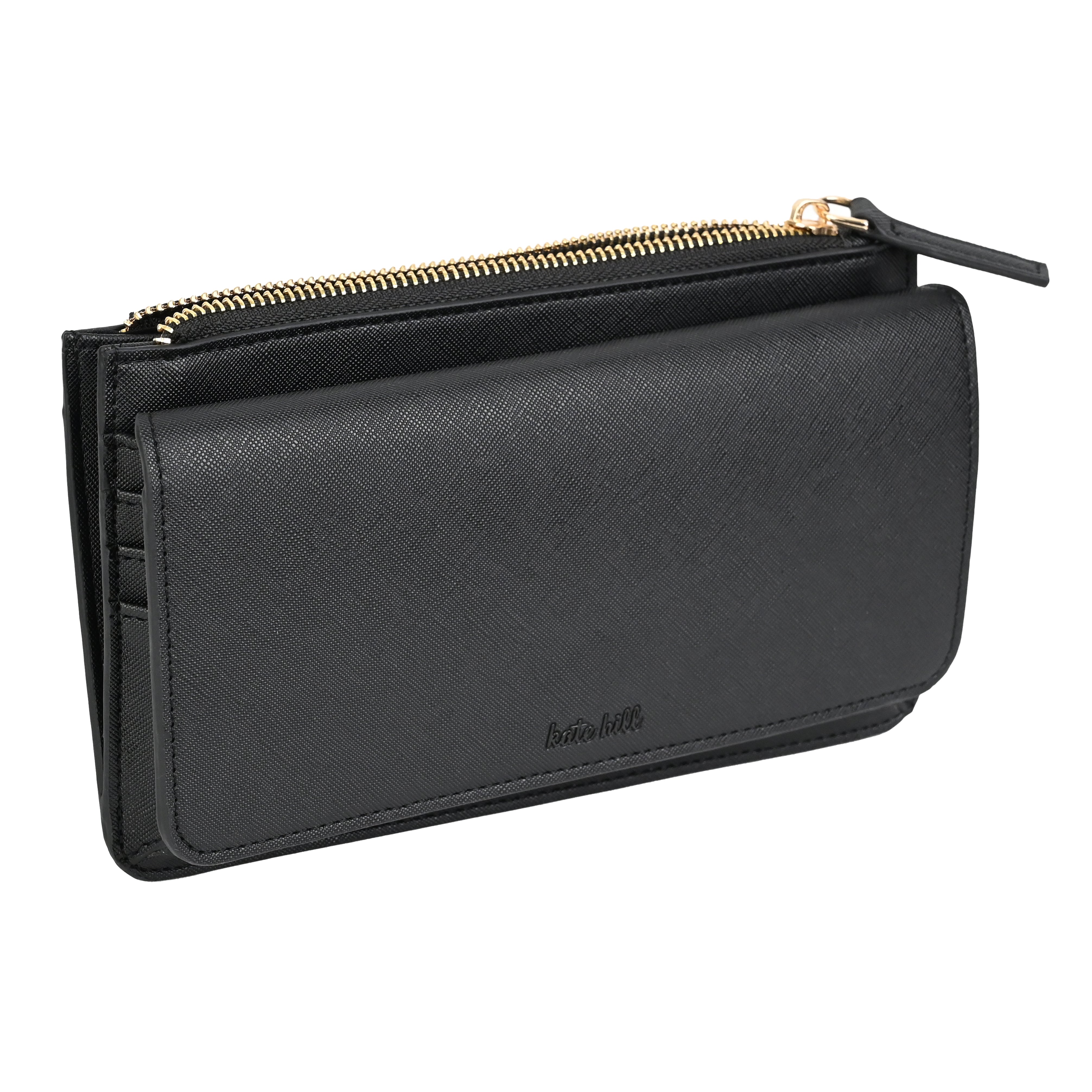 Kate Hill - KA115-A Traveller Wallet - Black - 0