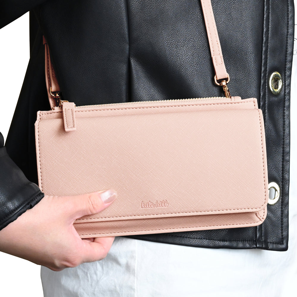Kate Hill - KA115 Traveller Wallet - Blush