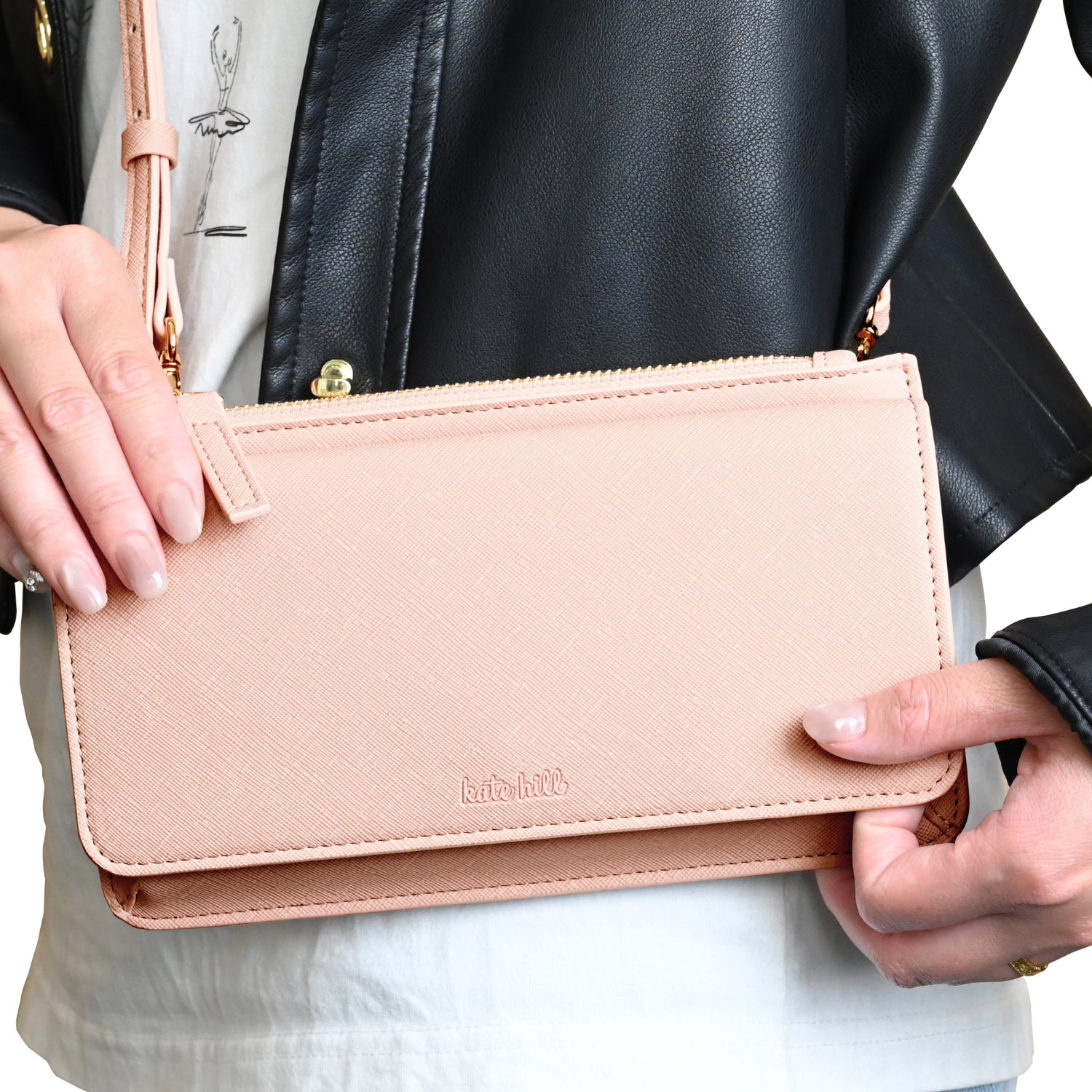 Kate Hill - KA115-F Traveller Wallet - Blush