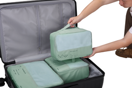 Kate Hill - KA116 3 Piece Packing Cube Set - Pistacio - 0