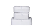 Kate Hill - KA116 3pc Packing Cubes - White