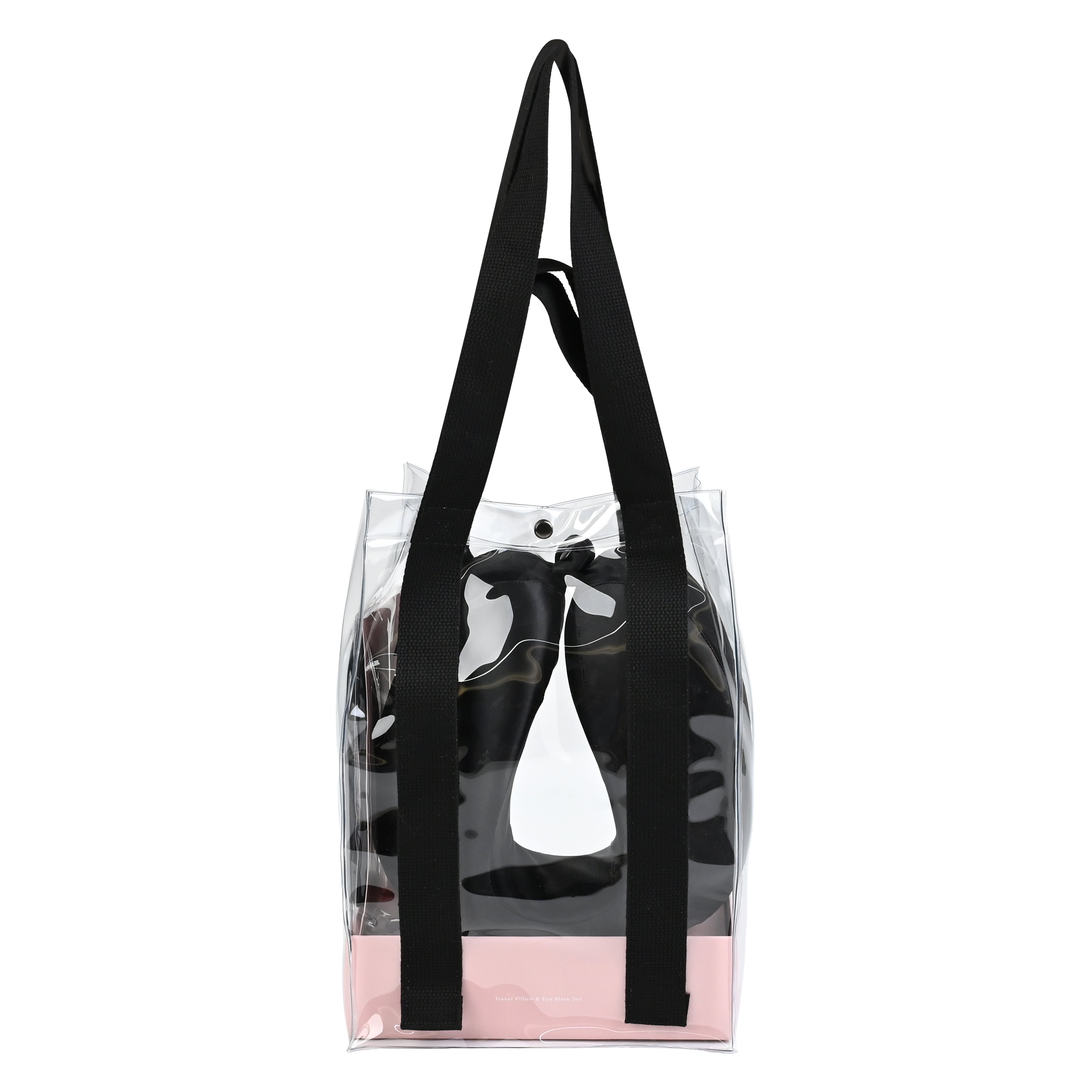 Kate Hill - KA118-A Travel Pillow & Eye Mask Set - Black