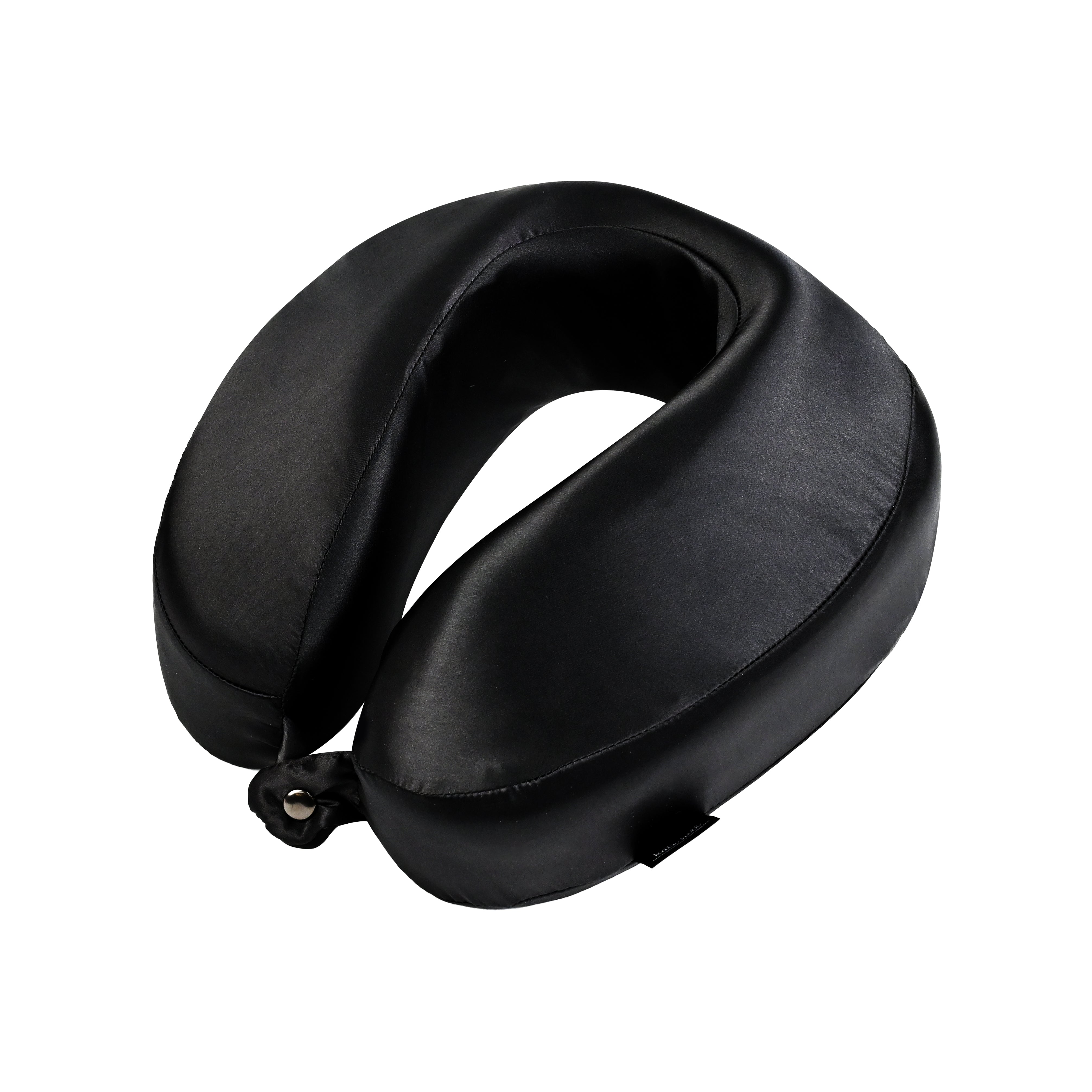 Kate Hill - KA118-A Travel Pillow & Eye Mask Set - Black - 0