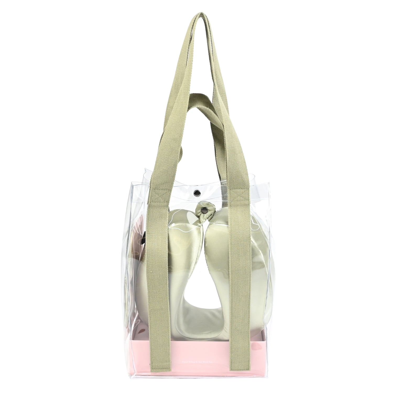 Kate Hill - KA118-C Travel Pillow & Eye Mask Set - Pistachio