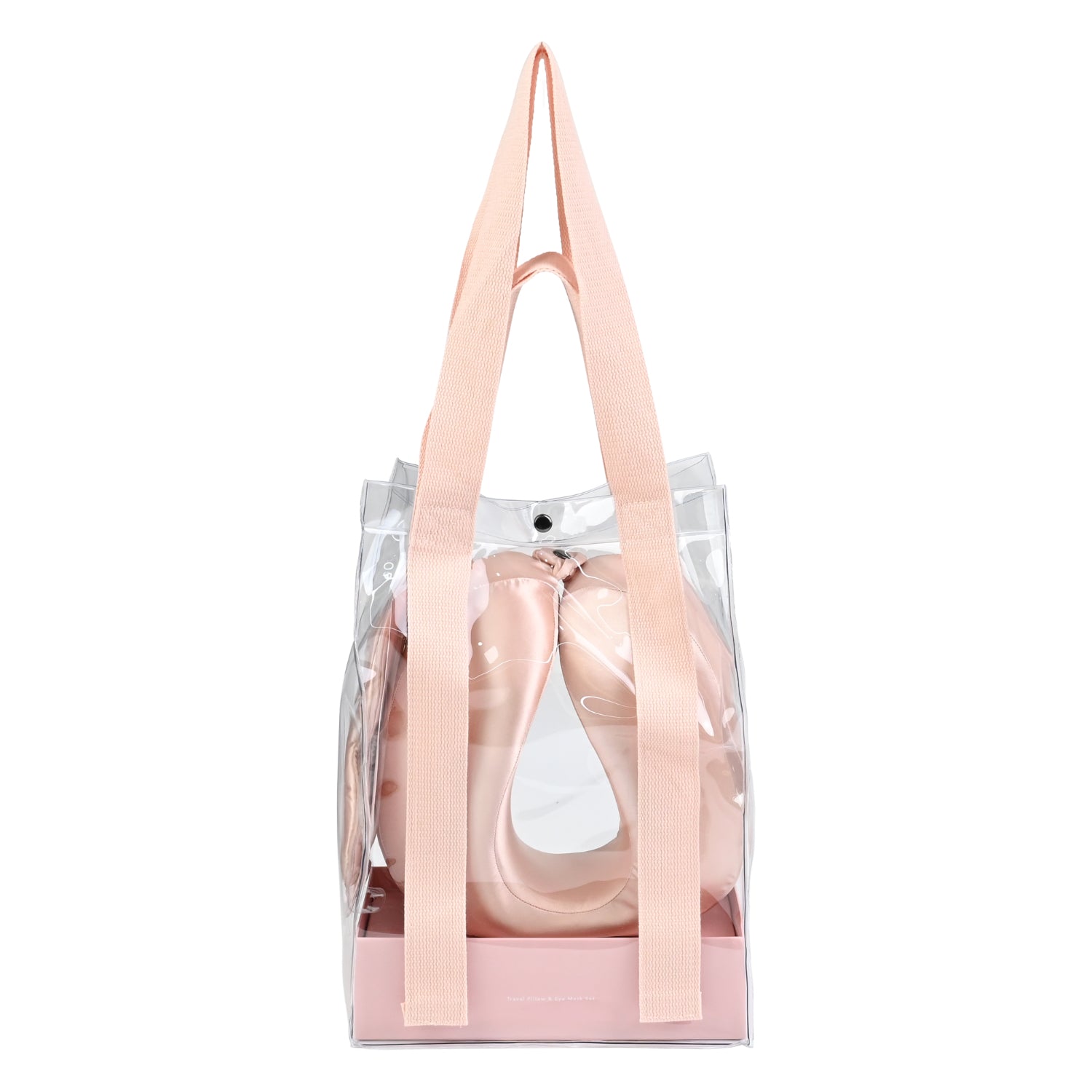 Kate Hill - KA118-F Travel Pillow & Eye Mask Set - Blush