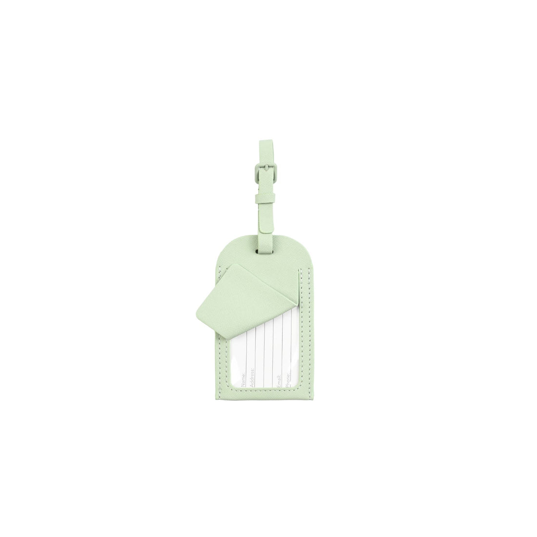 Kate Hill - KA120 Passport Holder and Luggage Tag Gift Set - Pistachio