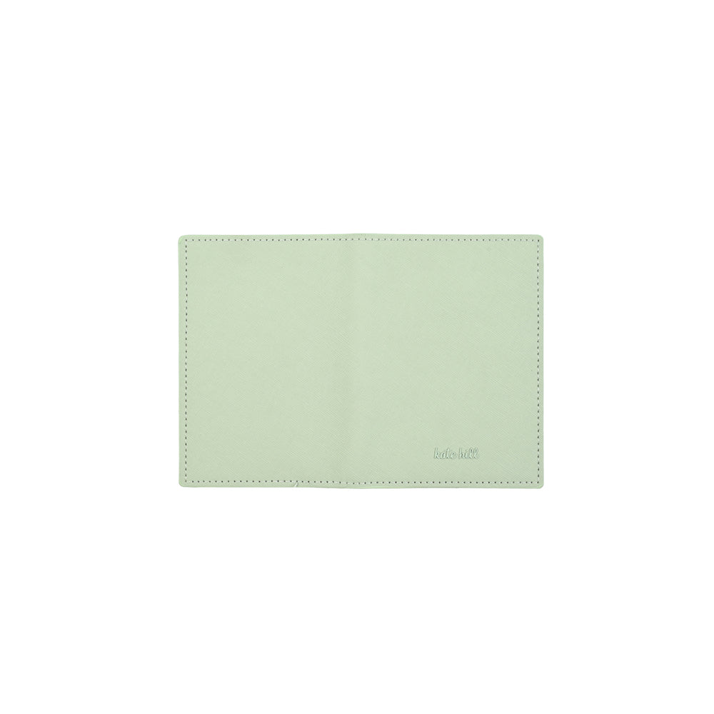 Kate Hill - KA120 Passport Holder and Luggage Tag Gift Set - Pistachio
