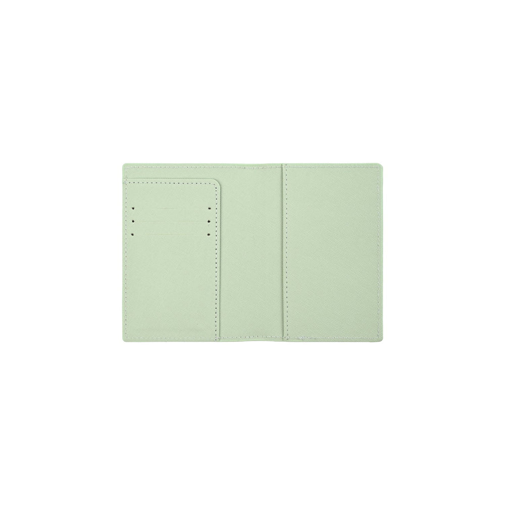 Kate Hill - KA120 Passport Holder and Luggage Tag Gift Set - Pistachio